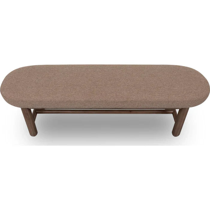 Amara Oval Upholstered Dining Bench-thumbmail-4