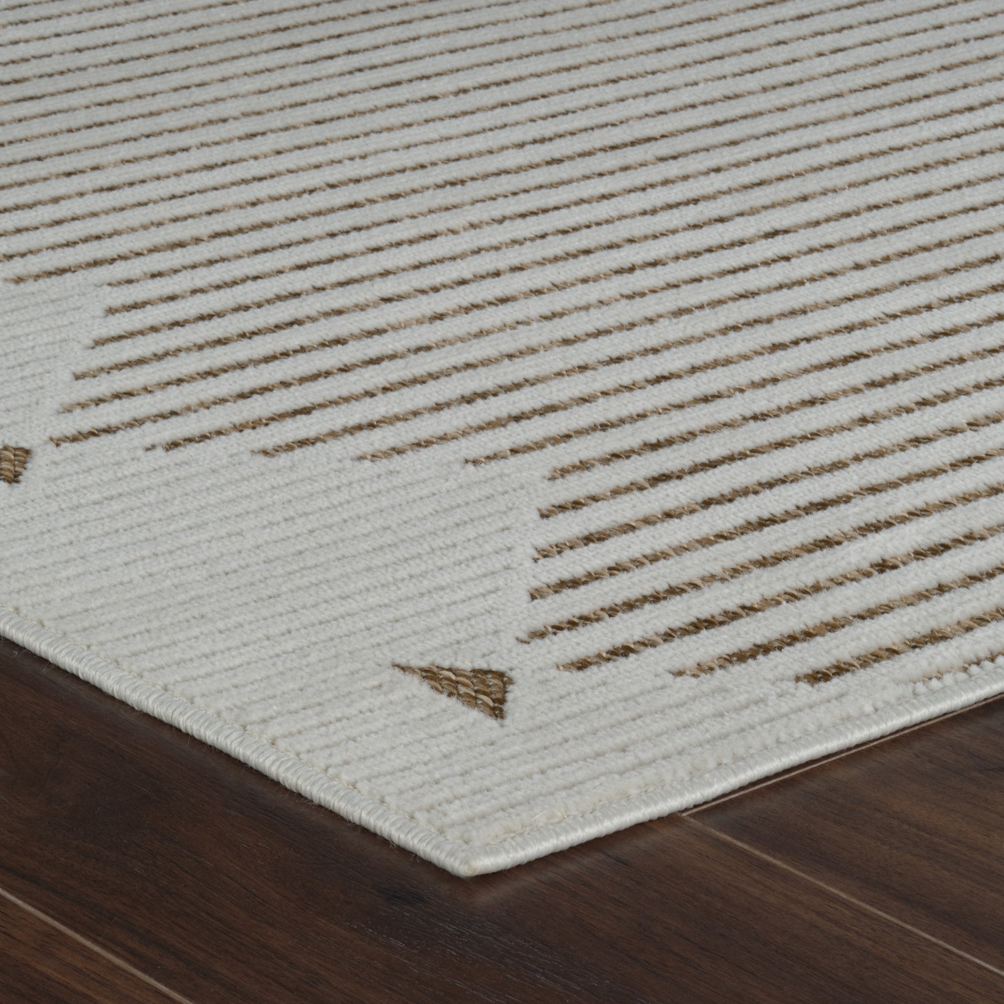Aurora Beige Tribal Stripe Rug – 5 x 7'-thumbmail-8