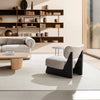 Auden accent chair styled in a modern living room