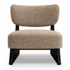 Auden accent chair with upholstered fabric by Hygge Design House