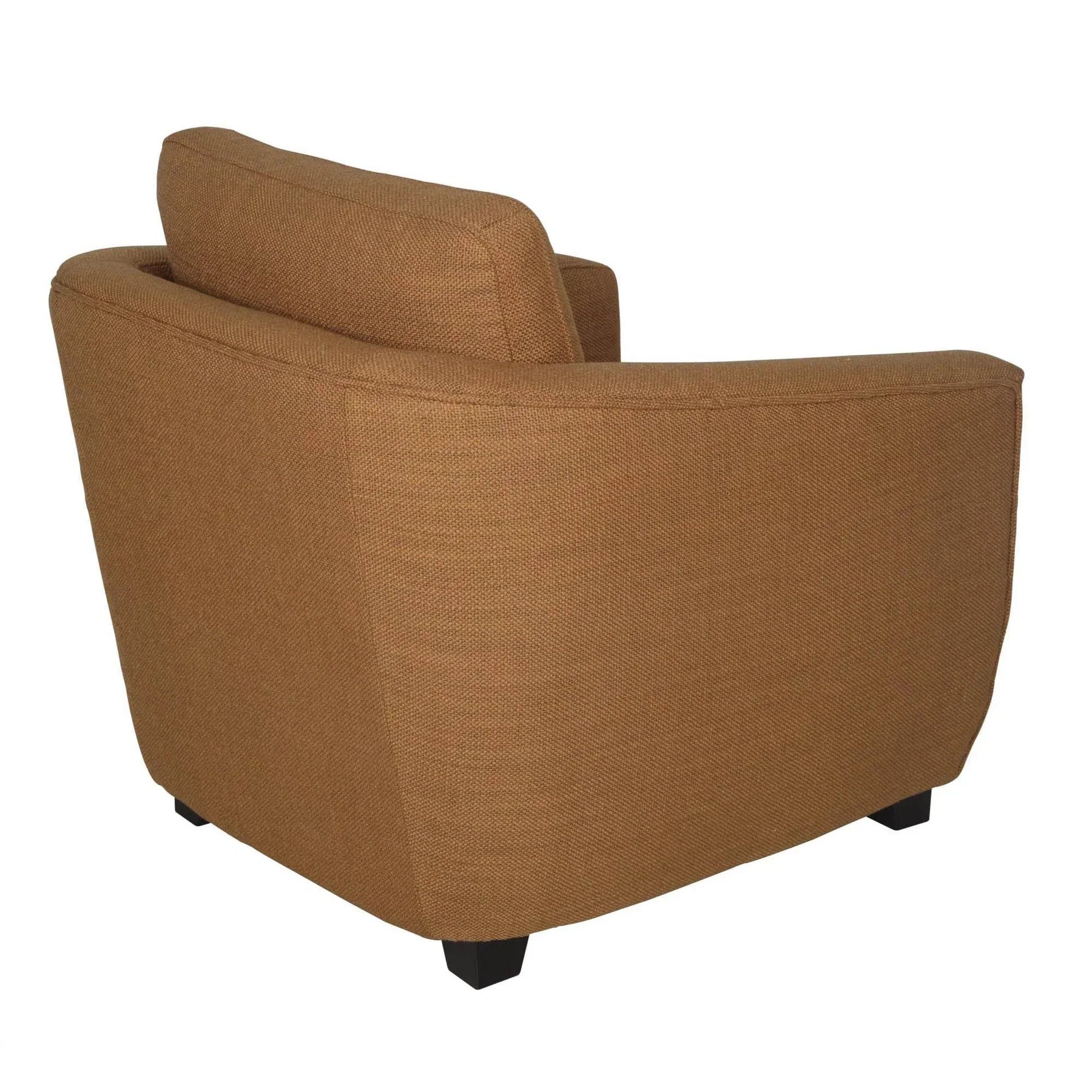 Rear angled view demonstrating the uniform upholstery and clean lines of the Baltimo chair