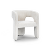Angled view of Bamse accent chair
