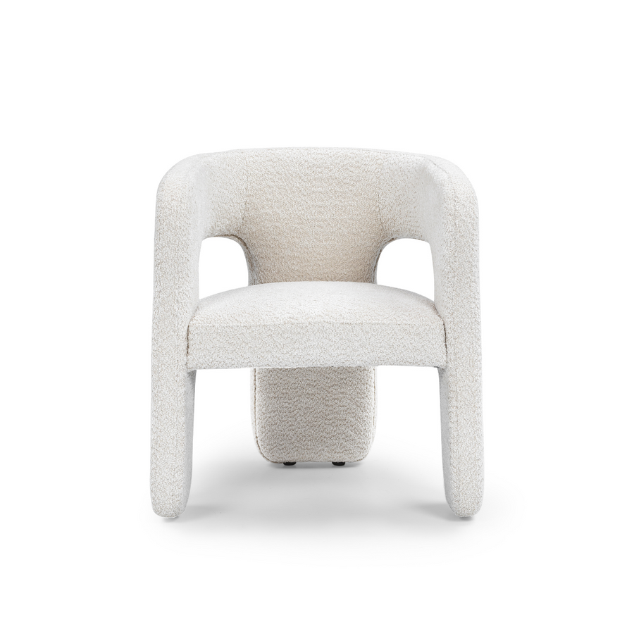 Bamse accent chair with boucle fabric by Hygge Design House