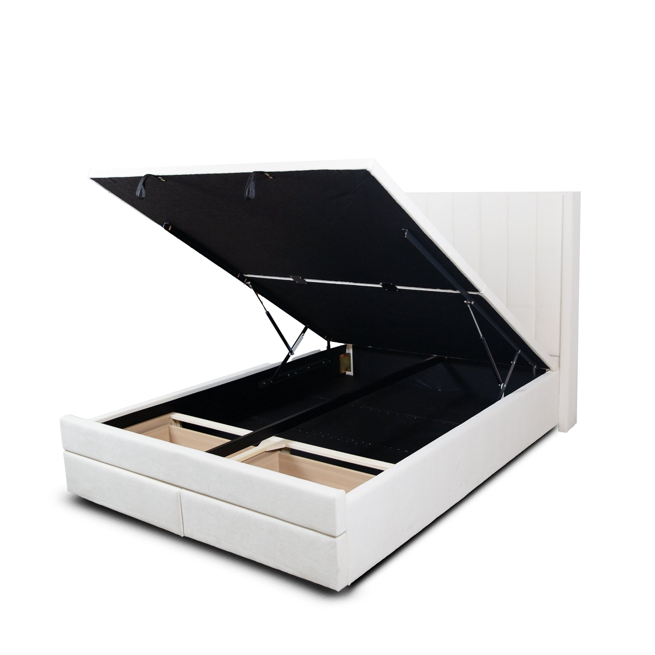 Norell Queen Storage Bed With Drawers - Bone-thumbmail-3