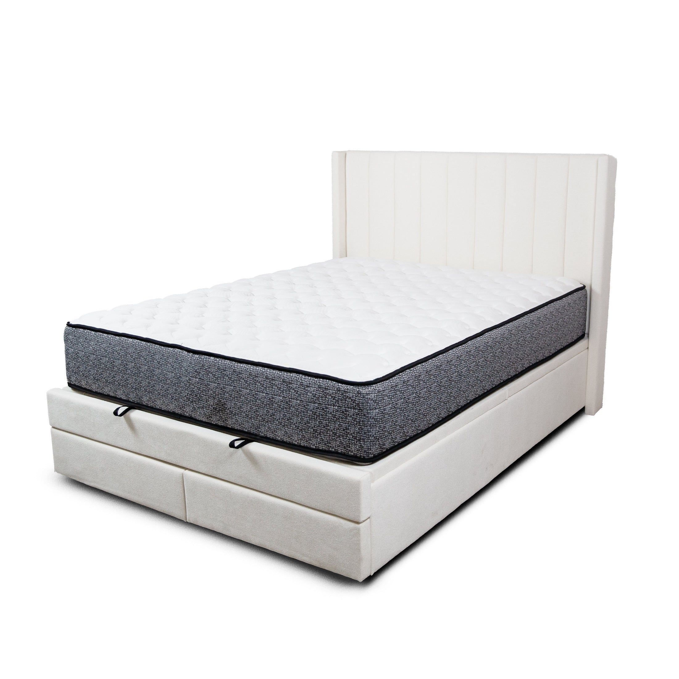 Norell Queen Storage Bed With Drawers - Bone-thumbmail-4