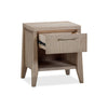 Nettie One Drawer One Shelf Ash Wood Nightstand in Ginger