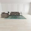 Burbank pecan brown sofa styled in a minimalist interior