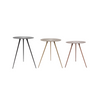 Carly accent tables 3 piece set in graduated heights and finishes