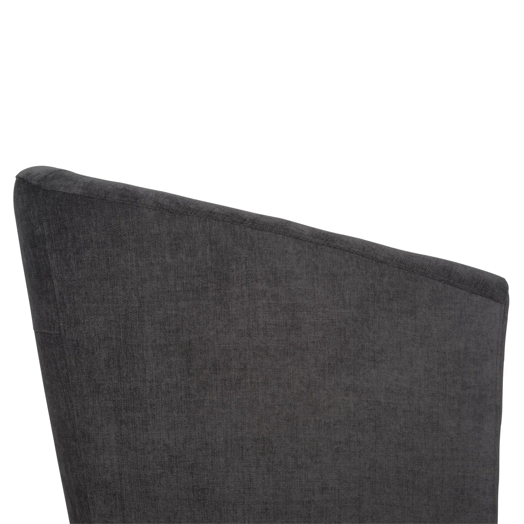 Macro view of the upper backrest upholstery demonstrating the durable weave material