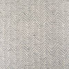 Macro detail shot showcasing the intricate herringbone chevron weave and textured gray fabric of the Charlotte bench