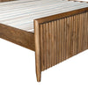 Alternate lifestyle angle showcasing the bed styled with neutral bedding in a cozy, contemporary interior