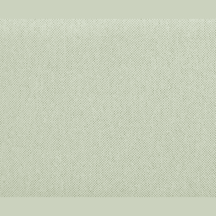 Full-frame macro shot of the cream bouclé textured fabric for material reference