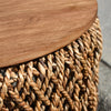 Overhead view of the rustic reclaimed wood lid on D-Bodhi Knut table