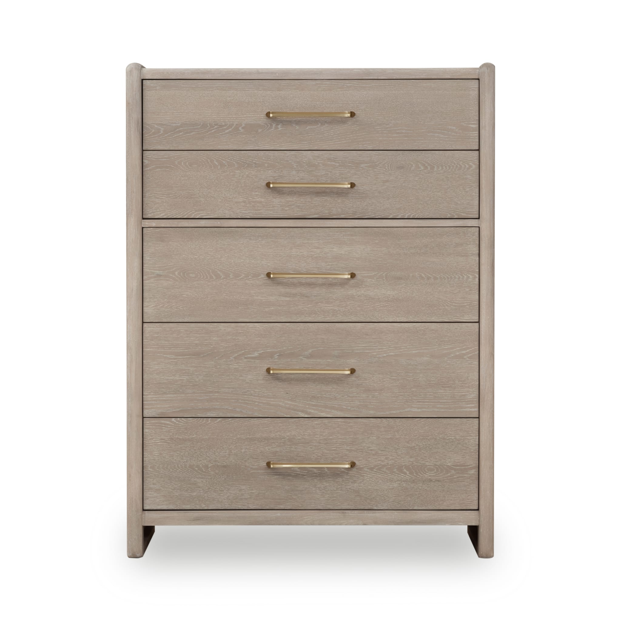 Bjorn Five Drawer Oak Wood Chest in Chai-thumbmail-2