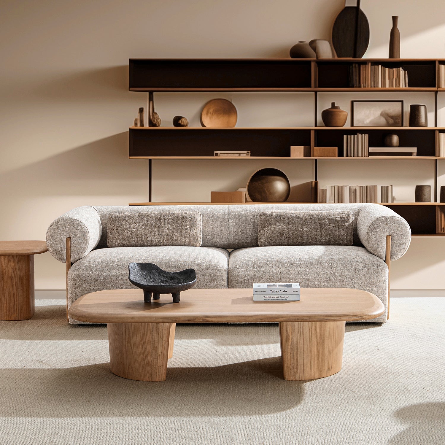 Dahlia 3 Seater Fabric Sofa product video preview
