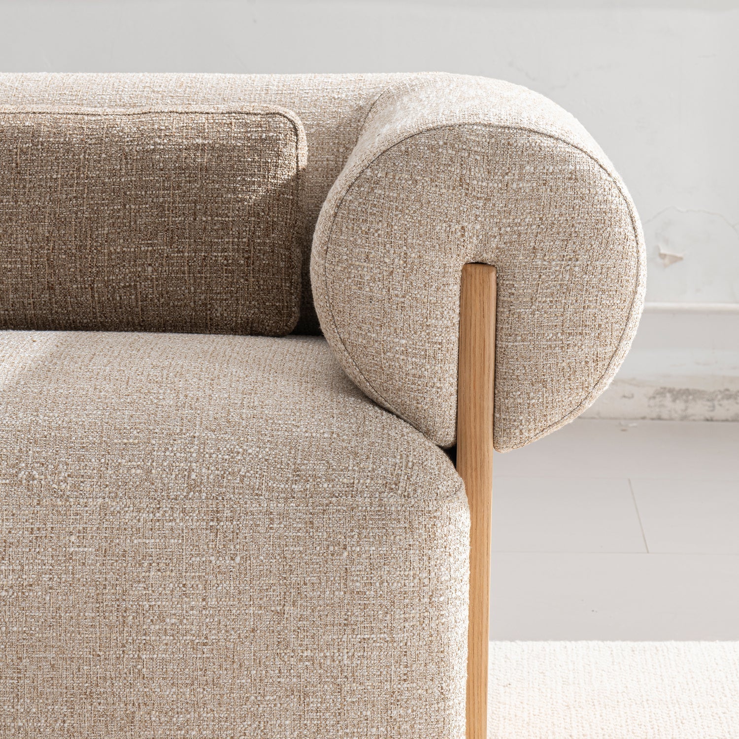 Dahlia 3 Seater Fabric Sofa product video preview