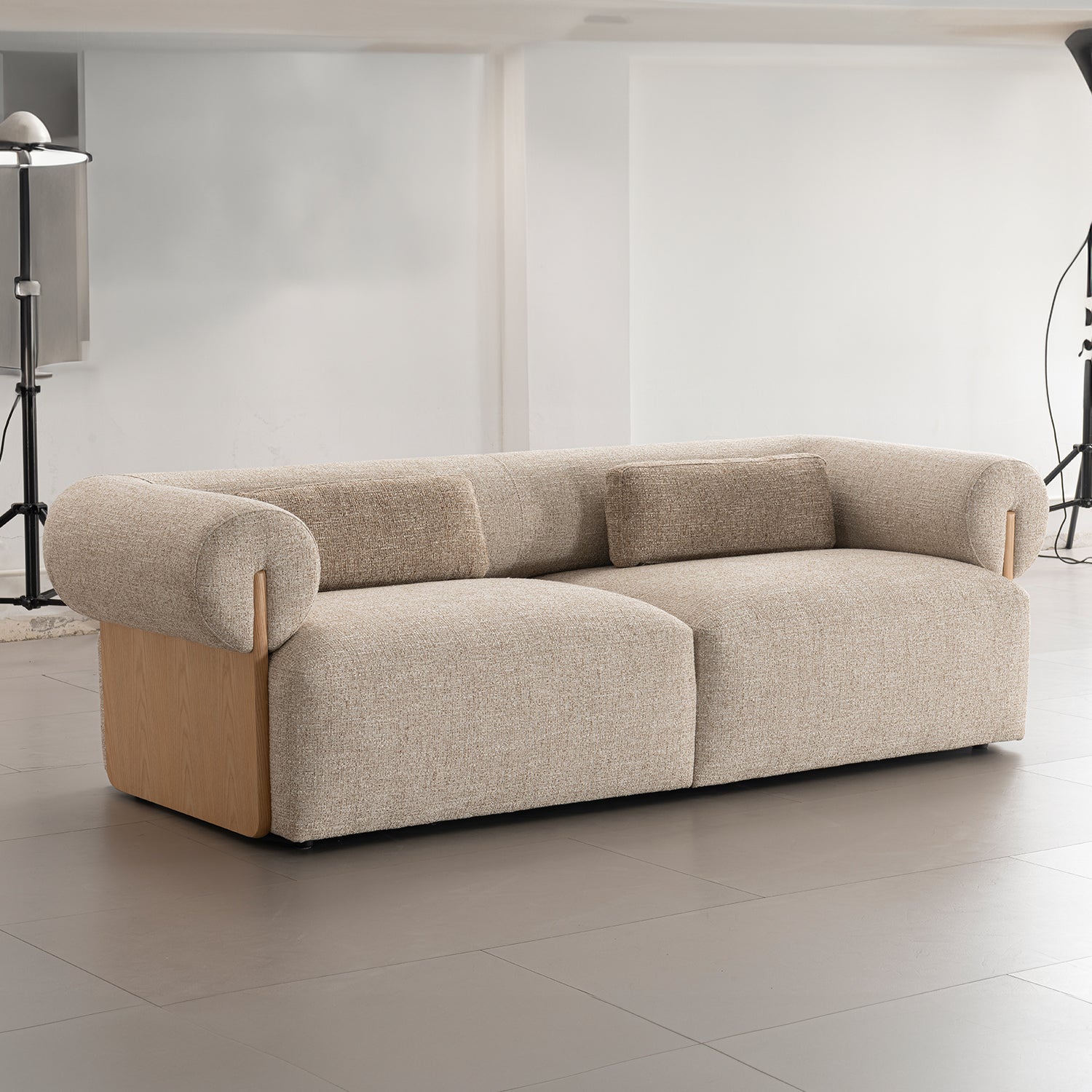 Dahlia 3 Seater Fabric Sofa product video preview