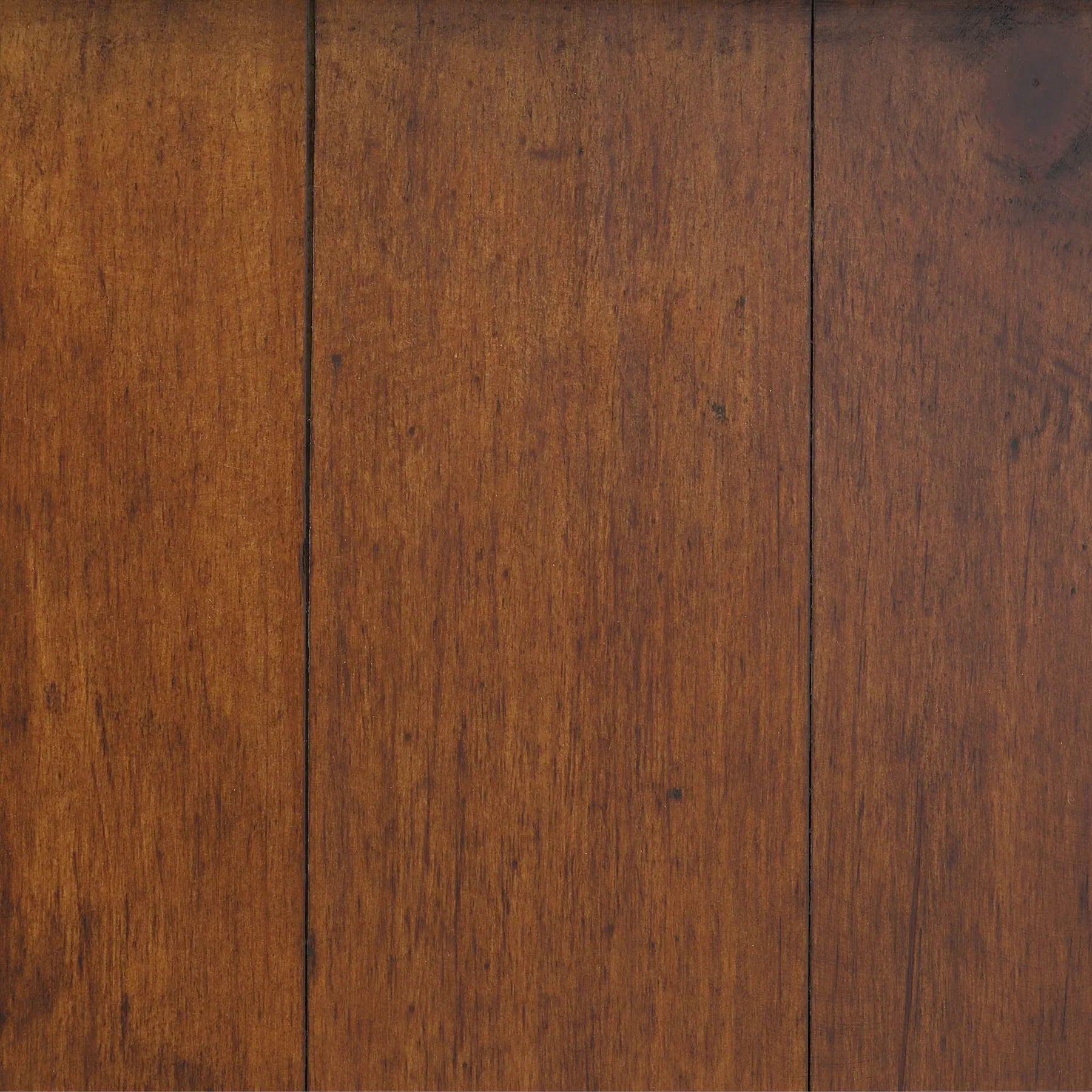 Macro shot highlighting the natural knots and dark mineral streaks characteristic of the African dusk pine finish