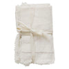 Cotton Napkins with Fringe - Set of 4