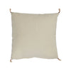 18" Embroidered Pillow with Piping & Tassels