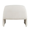 Front view of Dolce accent chair in cream upholstery