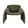Dolce accent chair in olive green upholstered fabric