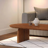 Detailed lifestyle perspective focusing on the table surface within a modern home environment