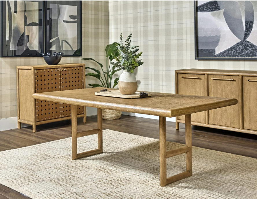 Noora Extendable Dining Table – Granola Finish-thumbmail-2