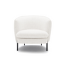 Dorby accent chair with upholstered fabric by Hygge Design House
