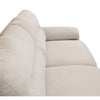 High-angle side view showing deep seating and headrests