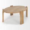 Side profile view emphasizing the balanced low-profile design and the unique positioning of the wide slab legs