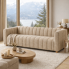 Farlov 3 seater sofa styled in a modern minimalist living room setting