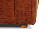 Front view of the Farlov chair variant in a lighter cream-toned textured upholstery