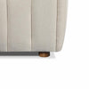 Direct back view of the cream variant showing the uniform high-quality finish