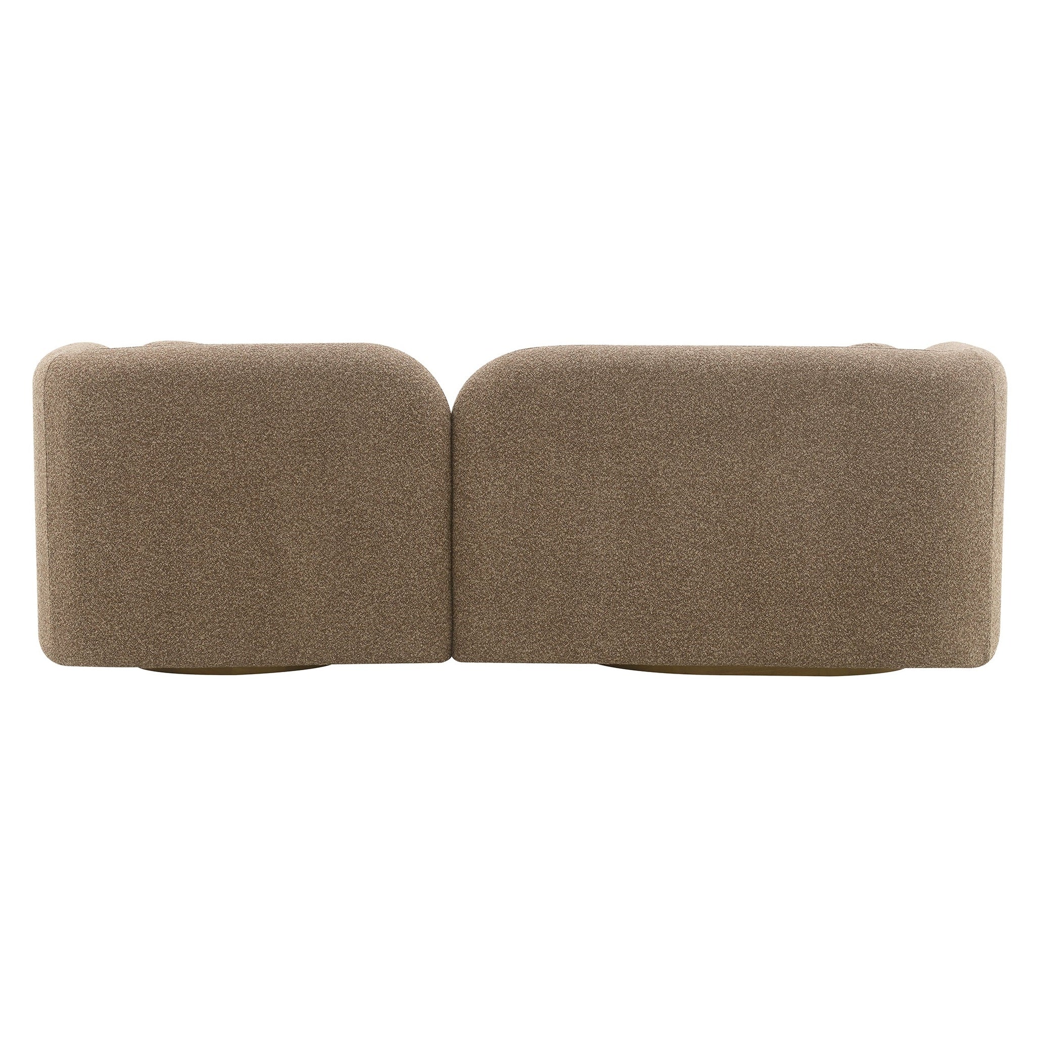 Fika Premium Boucle Fabric Sofa in cream, modern Scandinavian hygge sofa