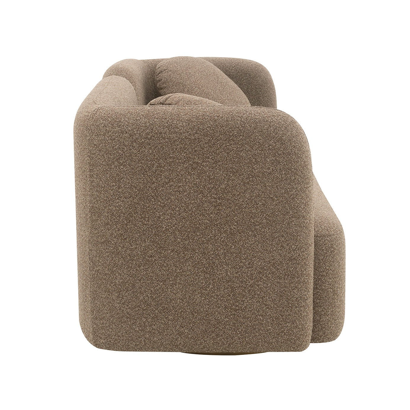 Fika Premium Boucle Fabric Sofa in cream, modern Scandinavian hygge sofa