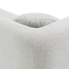 Corner detail of Fika Premium Mohair Fabric Sofa in beige, textured Scandinavian hygge design by Hygge Design House