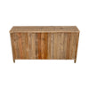 Rear view showing the fully finished wood back panel and the natural character of the reclaimed timber