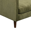 Detail shot of Gemma sofa corner and wooden leg attachment