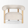 Front view of Gianna upholstered accent chair