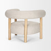 Rear angled view of Gianna accent chair