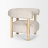 Side view of Gianna upholstered accent chair