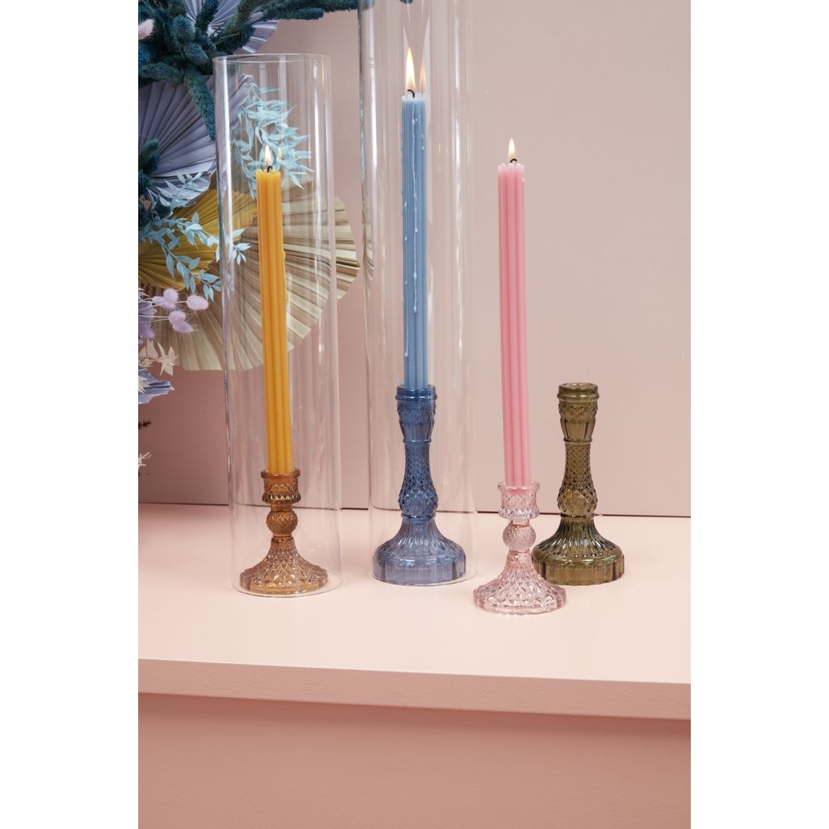 Gillian Yellow Candlestick - Large