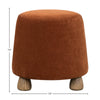 Technical view of the Giselle ottoman including height and width measurements against a clean white background