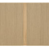 Macro detail shot showcasing the high-quality fabric weave and the natural wood grain of the light oak frame