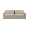 Front view of Harper slipcover sofa in neutral beige