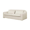 Front view of Harper slipcover sofa in cream fabric
