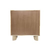 Rear view of the tall chest highlighting the high-quality wood finish and durable structural assembly