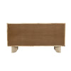 Rear view of the dresser highlighting the high-quality wood finish and durable structural assembly