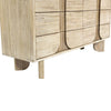 Close-up perspective focusing on the high-quality wood joinery and the sturdy recessed plinth base